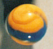 Orange Base Royal Blue Corkscres