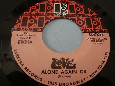 Alone Again Or / A House Is Not A Motel